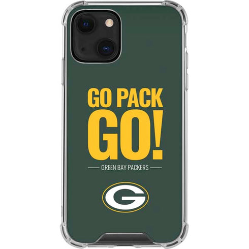 NFL Green Bay Packers Team Motto iPhone 14 Plus Clear Case