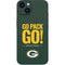 NFL Green Bay Packers Team Motto iPhone 14 Plus Skin