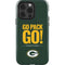 NFL Green Bay Packers Team Motto iPhone 14 Pro Impact Case