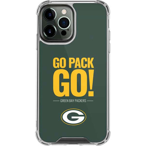NFL Green Bay Packers Team Motto iPhone 14 Pro Max Clear Case