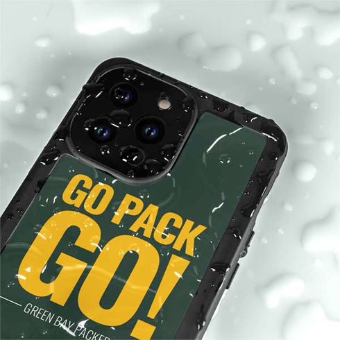 NFL Green Bay Packers Team Motto iPhone 14 Pro Max Waterproof Case