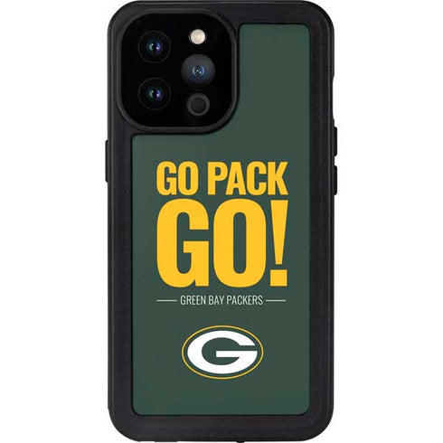 NFL Green Bay Packers Team Motto iPhone 14 Pro Max Waterproof Case