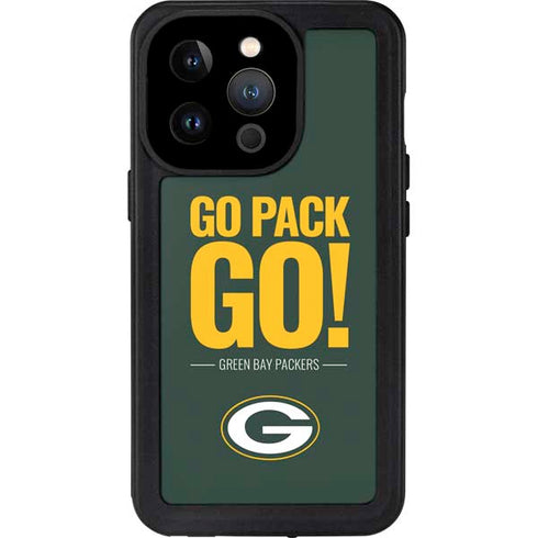 NFL Green Bay Packers Team Motto iPhone 14 Pro Waterproof Case
