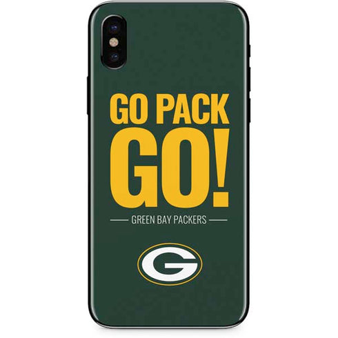 NFL Green Bay Packers Team Motto iPhone XS Skin
