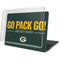 NFL Green Bay Packers Team Motto MacBook Pro 15in (2016-19) Case plus Skin