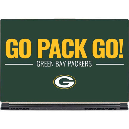 NFL Green Bay Packers Team Motto MSI GS65 Stealth Laptop Skin