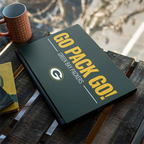 NFL Green Bay Packers Team Motto MSI GS65 Stealth Laptop Skin