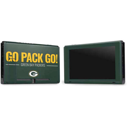 NFL Green Bay Packers Team Motto Nintendo Switch Bundle Skin