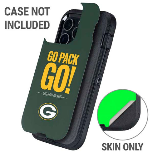 NFL Green Bay Packers Team Motto Otterbox Defender iPhone Skin