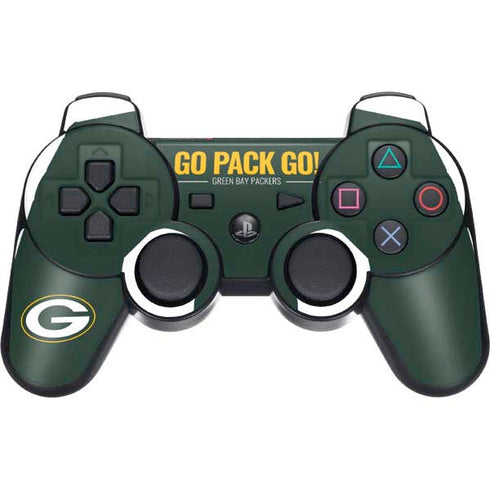 NFL Green Bay Packers Team Motto PS3 Dual Shock wireless controller Skin