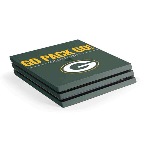 NFL Green Bay Packers Team Motto PS4 Pro Console Skin