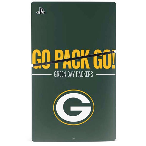 NFL Green Bay Packers Team Motto PS5 Slim Disk Console Skin