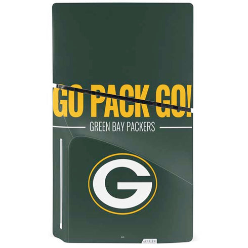 NFL Green Bay Packers Team Motto PS5 Slim Disk Console Skin