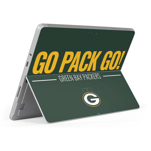 NFL Green Bay Packers Team Motto Surface Go Skin