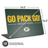 NFL Green Bay Packers Team Motto Universal Laptop 18in (14.6 x 10.6in) Skin