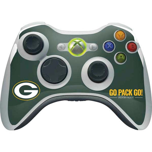 NFL Green Bay Packers Team Motto Xbox 360 Wireless Controller Skin