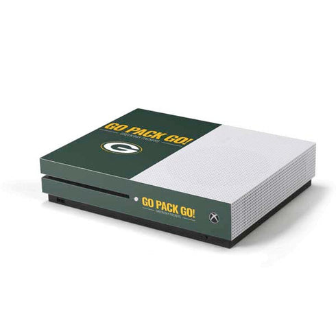 NFL Green Bay Packers Team Motto Xbox One S Console Skin