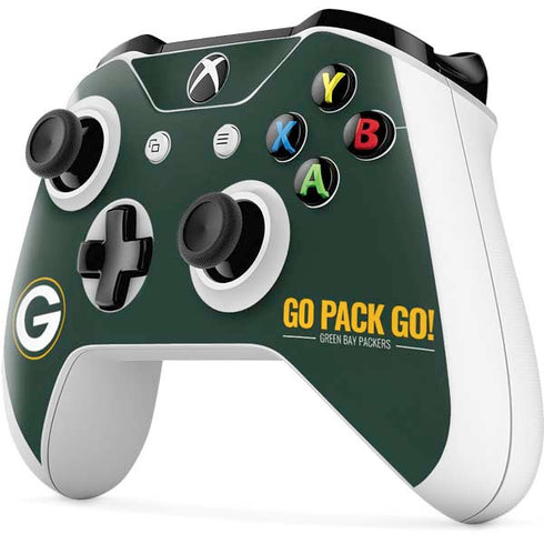 NFL Green Bay Packers Team Motto Xbox One S Controller Skin