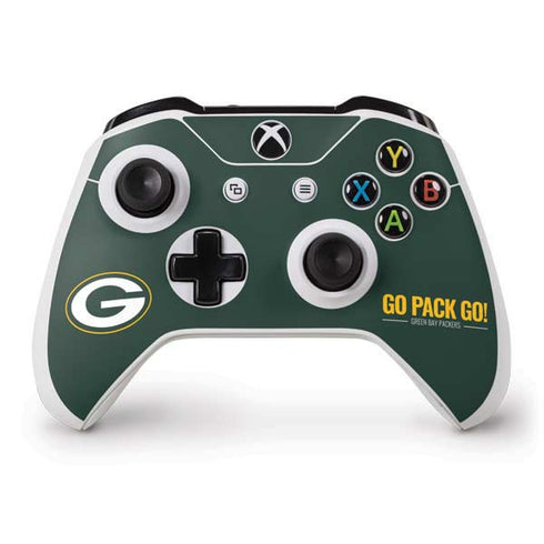 NFL Green Bay Packers Team Motto Xbox One S Controller Skin