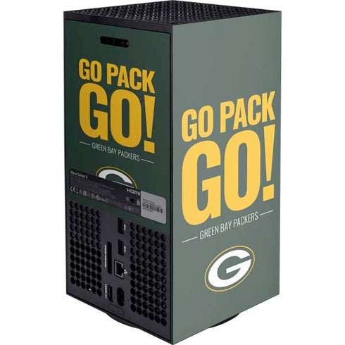 NFL Green Bay Packers Team Motto Xbox Series X Console Skin