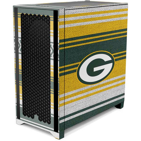 NFL Green Bay Packers Trailblazer Corsair 4000D Tempered Glass Mid-Tower ATX Case Skin