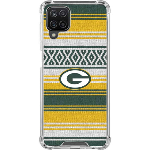 NFL Green Bay Packers Trailblazer Galaxy A12 Clear Case