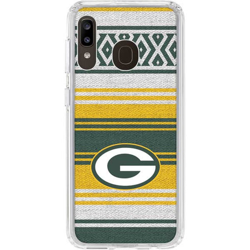 NFL Green Bay Packers Trailblazer Galaxy A20 Clear Case