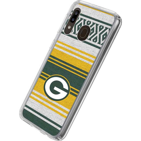 NFL Green Bay Packers Trailblazer Galaxy A20 Clear Case