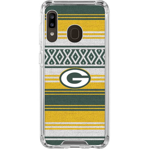 NFL Green Bay Packers Trailblazer Galaxy A30 Clear Case