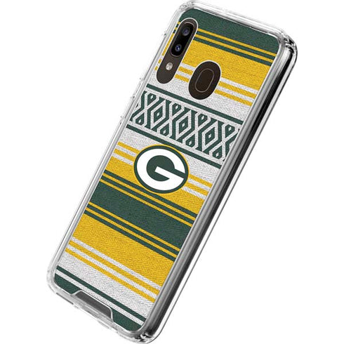 NFL Green Bay Packers Trailblazer Galaxy A30 Clear Case