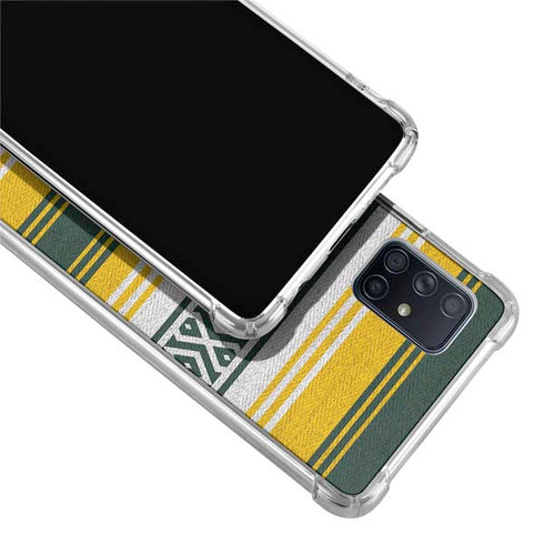 NFL Green Bay Packers Trailblazer Galaxy A71 5G Clear Case