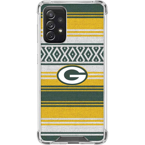 NFL Green Bay Packers Trailblazer Galaxy A72 5G Clear Case