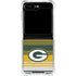 NFL Green Bay Packers Trailblazer Galaxy Z Flip5 5G Clear Case