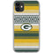 NFL Green Bay Packers Trailblazer iPhone 11 Clear Case