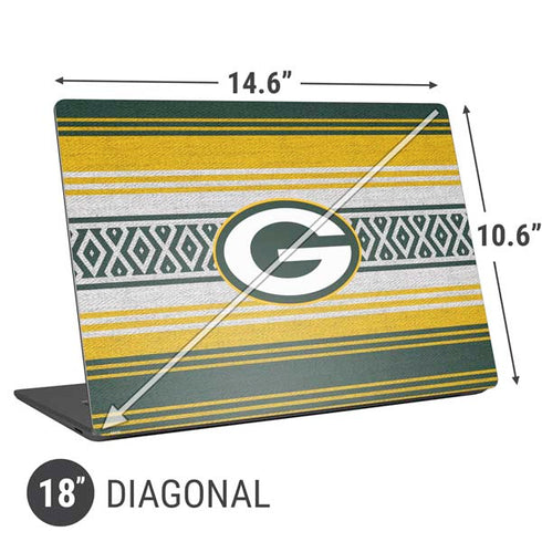 NFL Green Bay Packers Trailblazer Universal Laptop 18in (14.6 x 10.6in) Skin