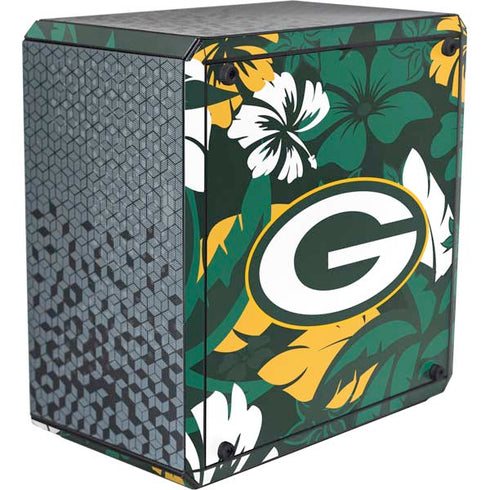 NFL Green Bay Packers Tropical Print Cooler Master MasterBox Q300L Mini Tower Skin