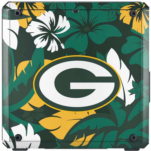 NFL Green Bay Packers Tropical Print Cooler Master MasterBox Q300L Mini Tower Skin