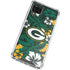 NFL Green Bay Packers Tropical Print Galaxy A12 Clear Case