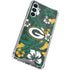 NFL Green Bay Packers Tropical Print Galaxy A14 5G Clear Case