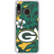 NFL Green Bay Packers Tropical Print Galaxy A20 Clear Case