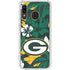 NFL Green Bay Packers Tropical Print Galaxy A20 Clear Case