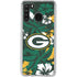 NFL Green Bay Packers Tropical Print Galaxy A21 Clear Case