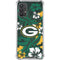 NFL Green Bay Packers Tropical Print Galaxy A32 5G Clear Case