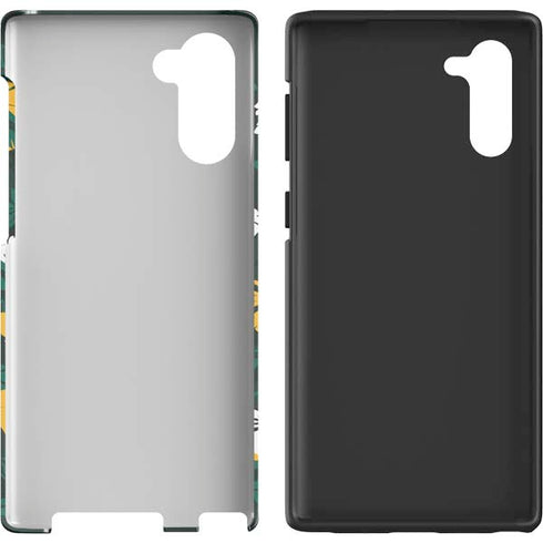 NFL Green Bay Packers Tropical Print Galaxy Note 10 Pro Case