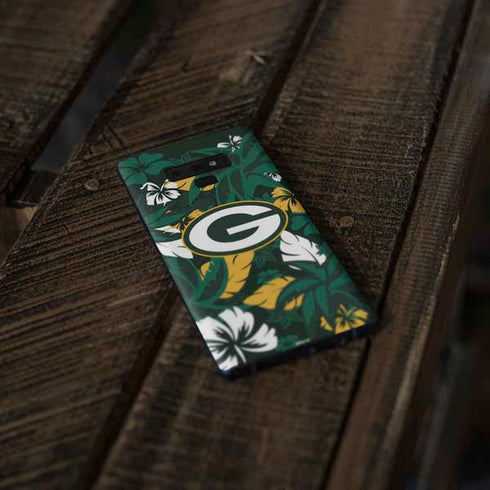 NFL Green Bay Packers Tropical Print Galaxy Note 9 Skin