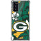 NFL Green Bay Packers Tropical Print Galaxy Note20 5G Clear Case