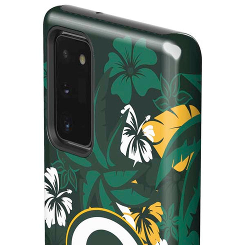 NFL Green Bay Packers Tropical Print Galaxy Note20 5G Pro Case