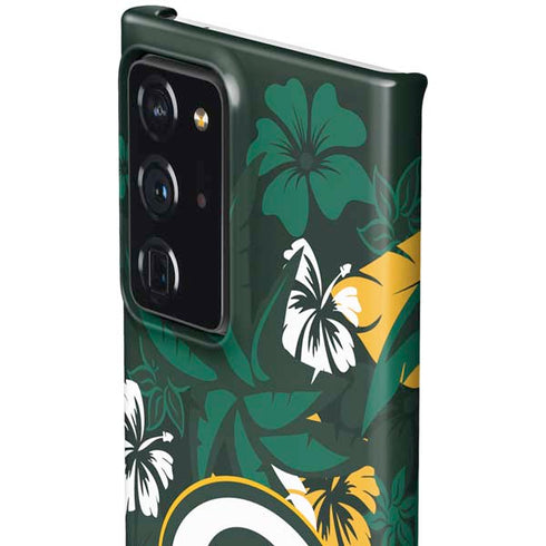 NFL Green Bay Packers Tropical Print Galaxy Note20 Ultra 5G Lite Case