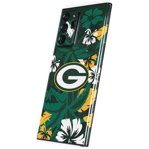 NFL Green Bay Packers Tropical Print Galaxy Note20 Ultra 5G Skin