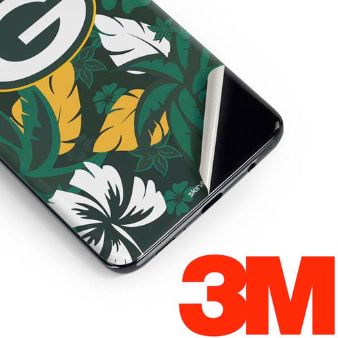 NFL Green Bay Packers Tropical Print Galaxy S10e Skin